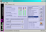 AudioTX Communicator ISDN codec software for PC or Laptop
